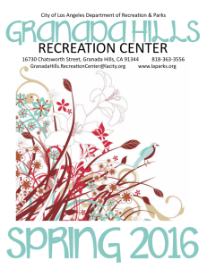 Granada Hills Recreation Center - City of Los Angeles Department
