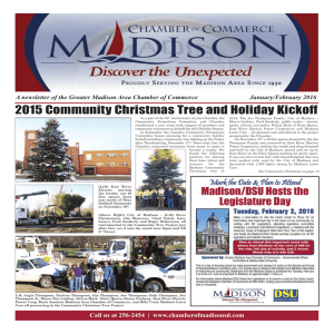 Newsletter - Madison Chamber of Commerce