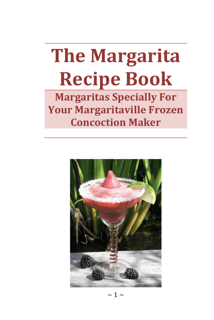 Margaritaville Drink Recipe Book Dandk Organizer