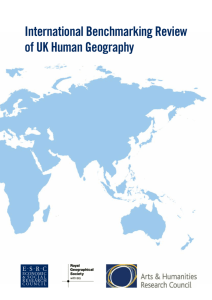 International Benchmarking Review of UK Human Geography (PDF
