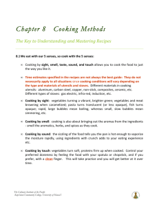 Chapter 8 Cooking Methods