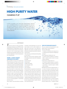 HIGH PURITY WATER - Pure Water Works