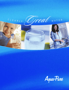 Aqua-Pure® Clearly Great Water Brochure