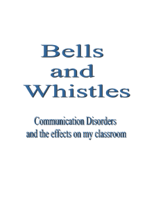 Types of Communication Disorders