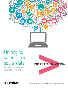 Unlocking value from social data