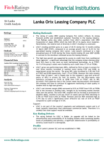 Lanka Orix Leasing Company PLC