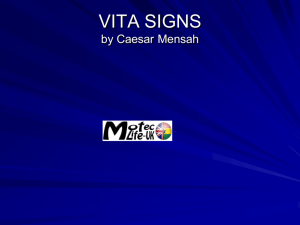 Vital signs, what are they? - MOTEC LIFE-UK