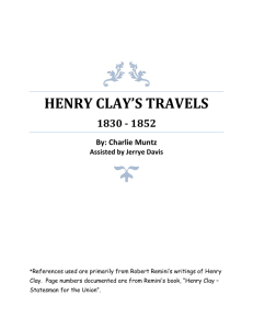 Henry Clay's Travels - Ashland, The Henry Clay Estate