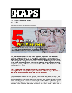 Five Questions for Mike Breen