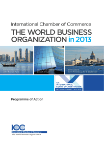 THE WORLD BUSINESS ORGANIZATION in 2013