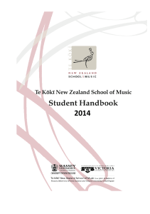 NZSM Student Handbook 2014 - final[1]