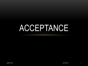 03. Acceptance - KLE Society's Law College