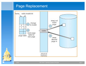 Page Replacement - Surendar Chandra