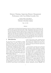 Memory Chaining: Improving Memory Management