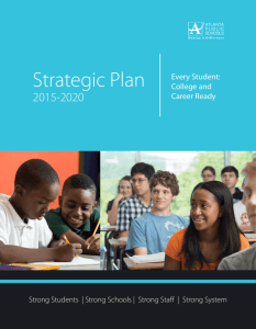 Strategic Plan - Atlanta Public Schools