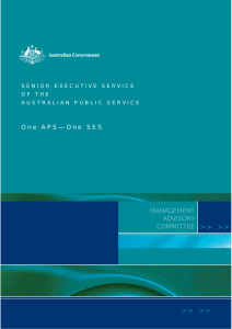 One APS-One SES - Australian Public Service Commission