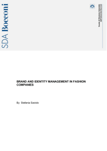 brand and identity management in fashion companies