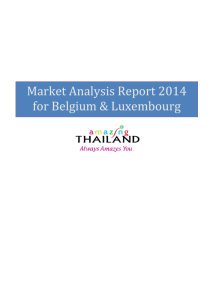 Market Analysis Report 2014 for Belgium & Luxembourg