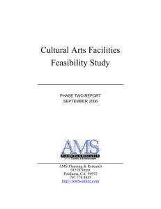 Cultural Arts Facilities Feasibility Study - Orem Arts Council