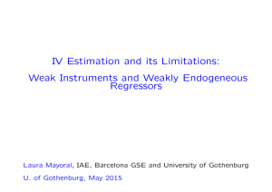 Detecting Weak Instruments.