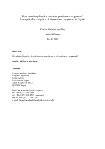 It has long been assumed that NN compounds are in general left