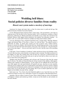 Social policies divorce families from reality