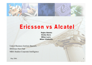Ericsson vs. Alcatel