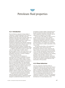 Petroleum fluid properties