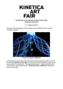 KINETICA ART FAIR 2012 – February 9