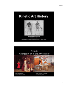 Kinetic Art History