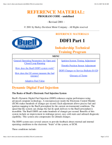 Buell DDFI Reference Manual