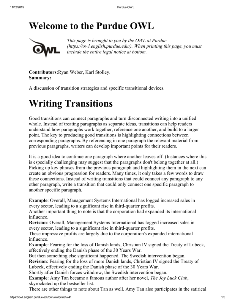 owl purdue resume action words