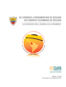 xiv congreso latinoamericano de geología xiii congreso colombiano