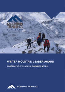 winter mountain leader award