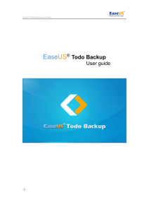 EaseUS® - EaseUS Todo Backup