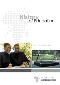 History - OER@AVU - African Virtual University