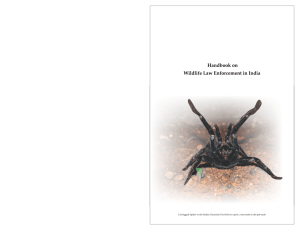 Hand Book on Wildlife Law Enforcement in India