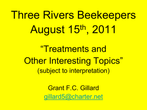 Grant Gillard Treatments Presentation, August 15th, 2011