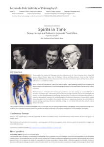 Spirits in Time