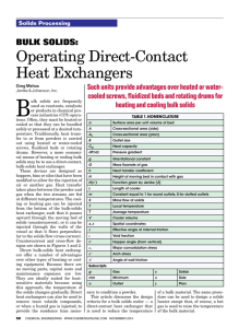 Operating Direct-Contact Heat Exchangers