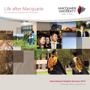 Life after Macquarie