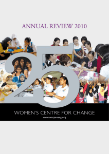 annual review 2010 - Women's Centre for Change Penang