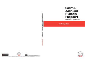 Semi- Annual Funds Report