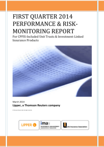 first quarter 2014 performance & risk‐ monitoring report