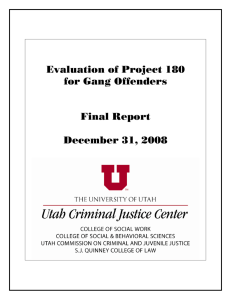 the study - Utah Criminal Justice Center