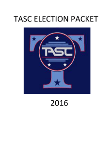 TASC ELECTION PACKET 2016
