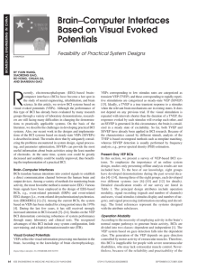 Brain–Computer Interfaces Based on Visual Evoked Potentials