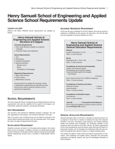 HSSEAS School Requirements Update
