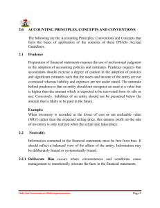 Accounting Rules And Principles