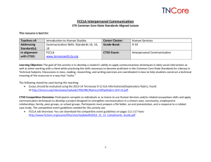 FCCLA Interpersonal Communication